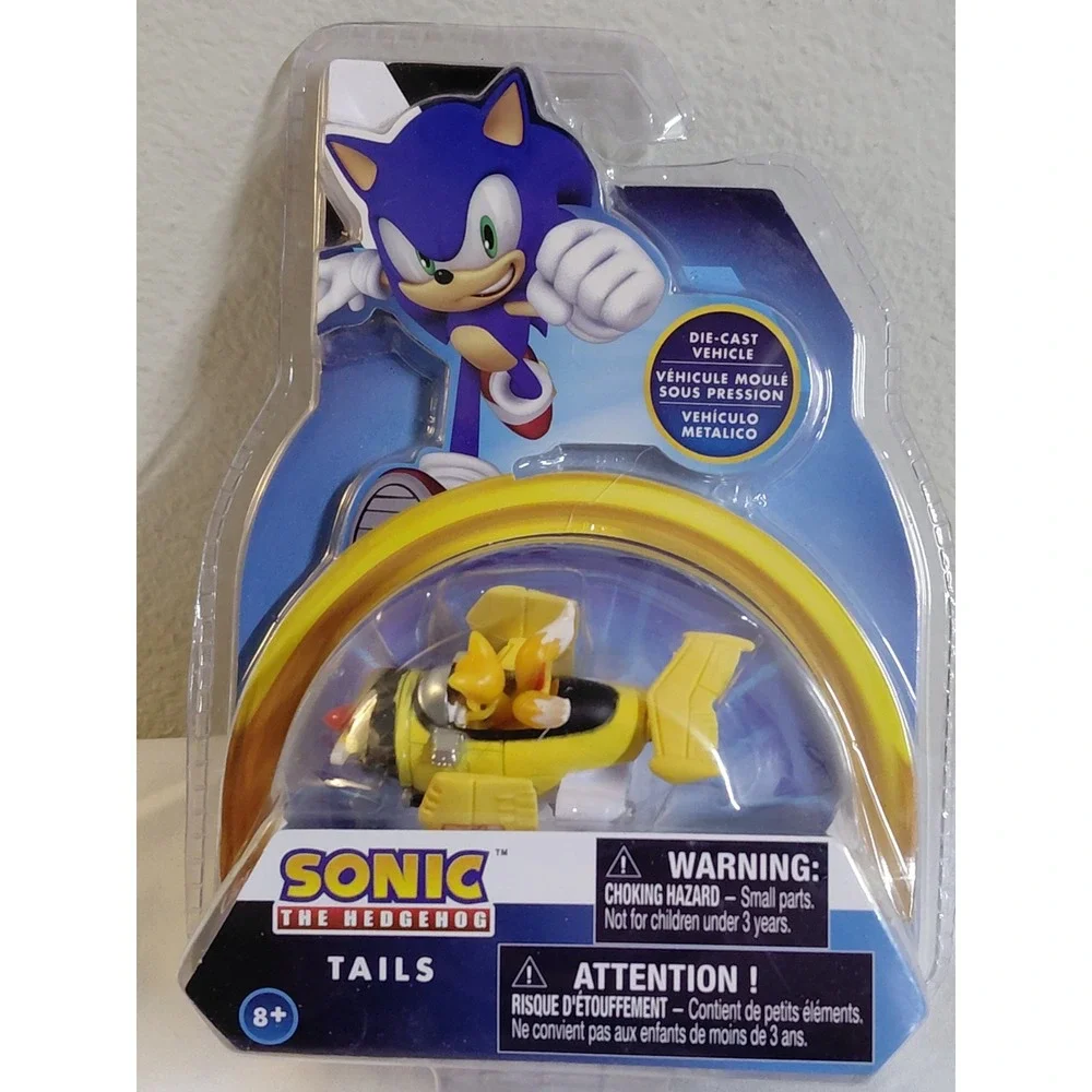 2023 NKOK Sonic & Sega All-Stars Racing Tails Die-Cast Plane #6424 New